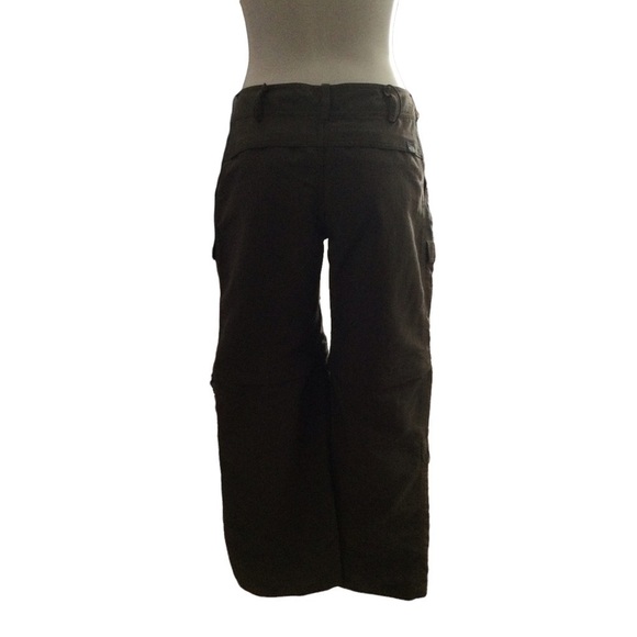 North Face Khaki Green Convertible Outdoor Activewear Pants/Shorts - Picture 10 of 16